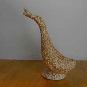 MCM Ceramic Speckle Splattered Textured Duck 1960's